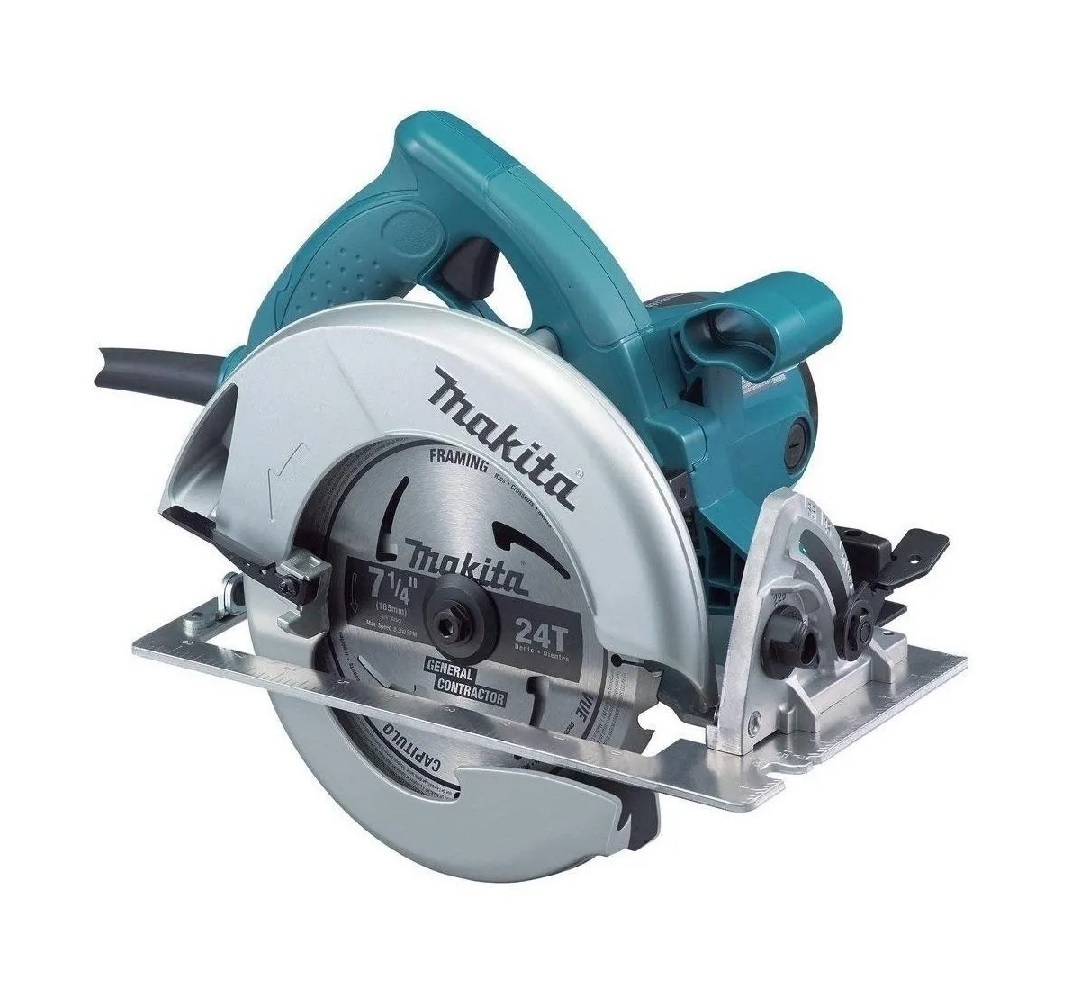 Sierra Circular Eléctrica Makita 5007NK color Azul 185 Mm 1800 W 220 V