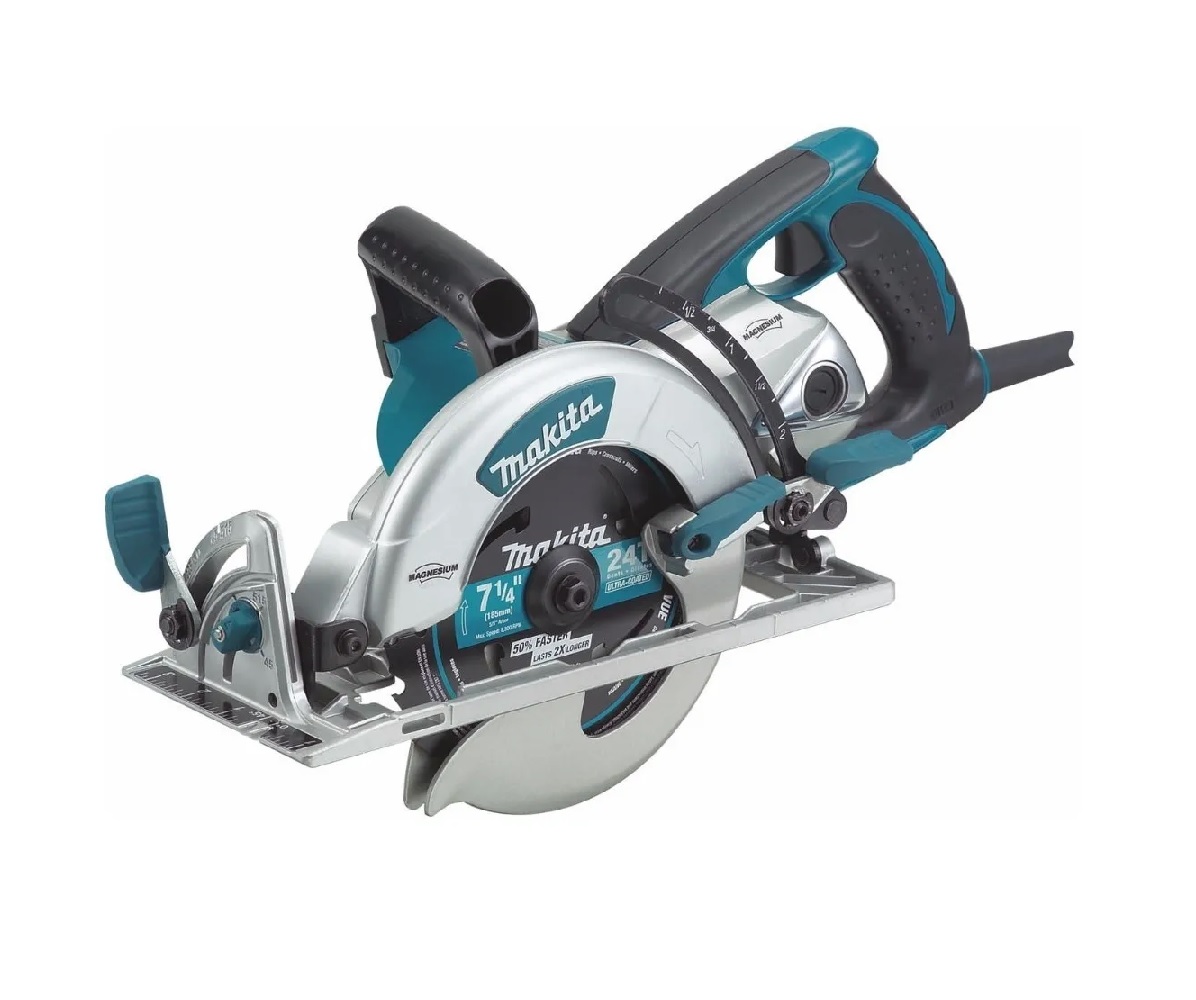 Sierra Circular Makita 5377MG color Azul 2300 W 7-1/4 Pulgadas