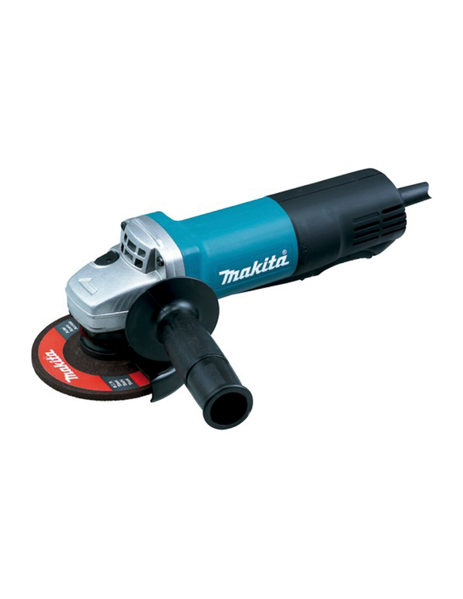 Mini Esmeriladora Angular Makita 9557HPG 4.1/2'' 840 W 10000 Rpm M14 Interruptor de Paleta