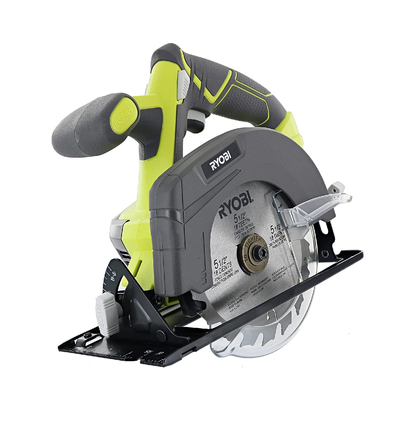 Sierra Circular P505 Truper B01GUM6YQU color Verde de 5 1 2 y 18 voltios RYOBI