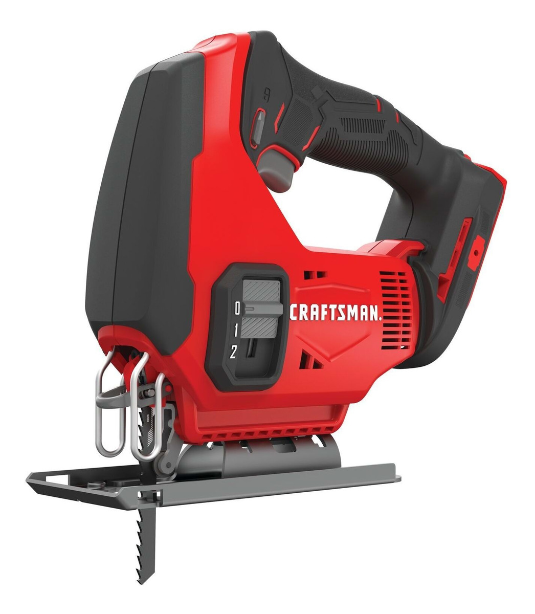 Sierra Caladora 20V Inalámbrica sin Bateria Incluida CRAFTSMAN Rojo Modelo B07KKB4M9F