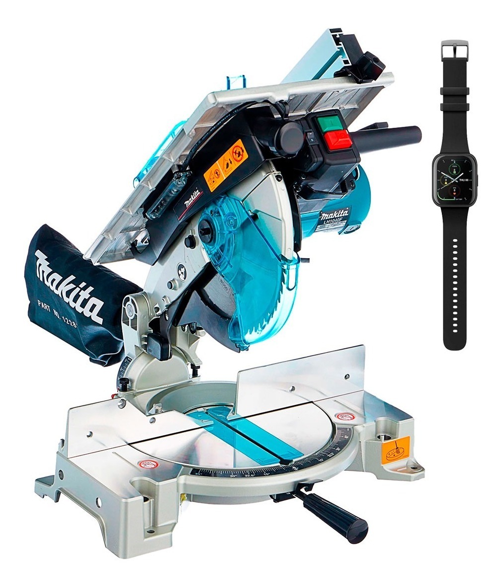 Kit Sierra Inglete Makita 2 En 1 Lh1040f  + Reloj