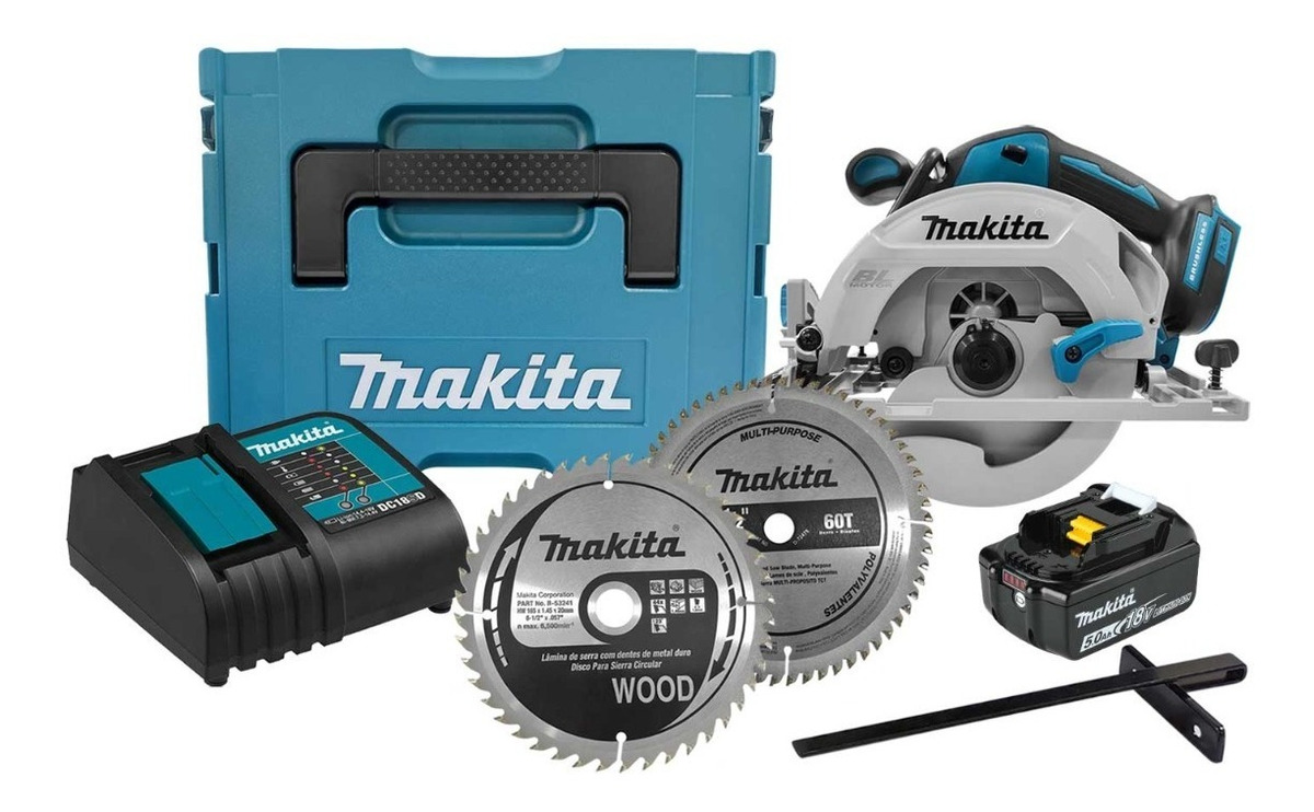 Foto 2 pulgar | Sierra Circular Brushless Makita Dhs680tjx2 6-1/2pul 18v