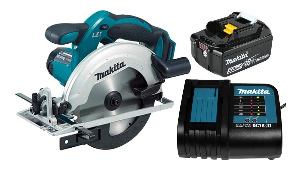 Foto 1 | Sierra Circular Inalámbrica 6-1/2 18v Lxt Dss611stx2 Makita