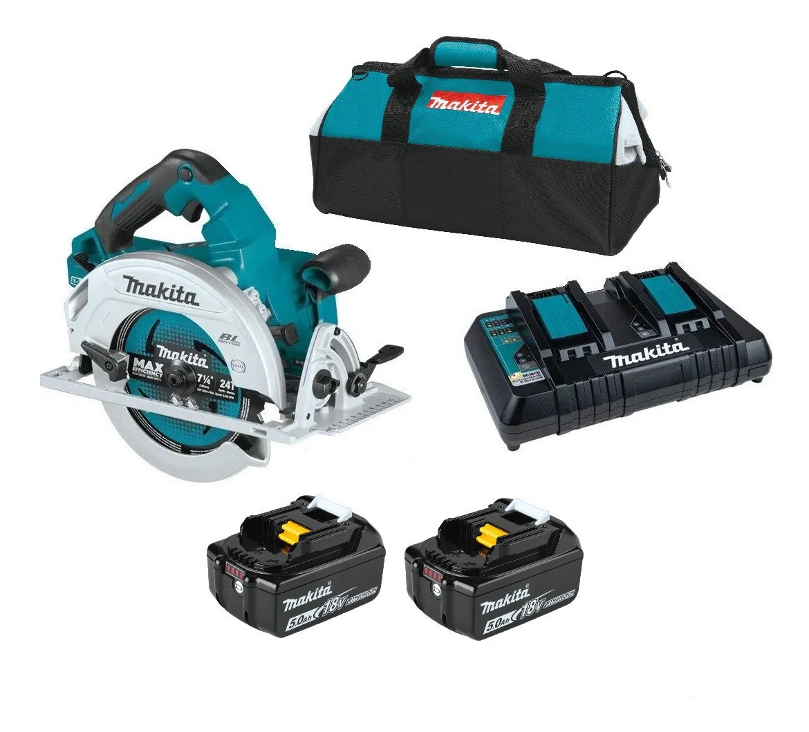 Sierra Circular Inalambrica Makita Brushless 36v 2 X 18v Lxt