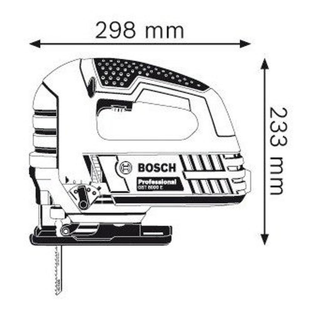 Foto 3 pulgar | Sierra Caladora Orbital 710w Carpintero Madera Gst 75e Bosch