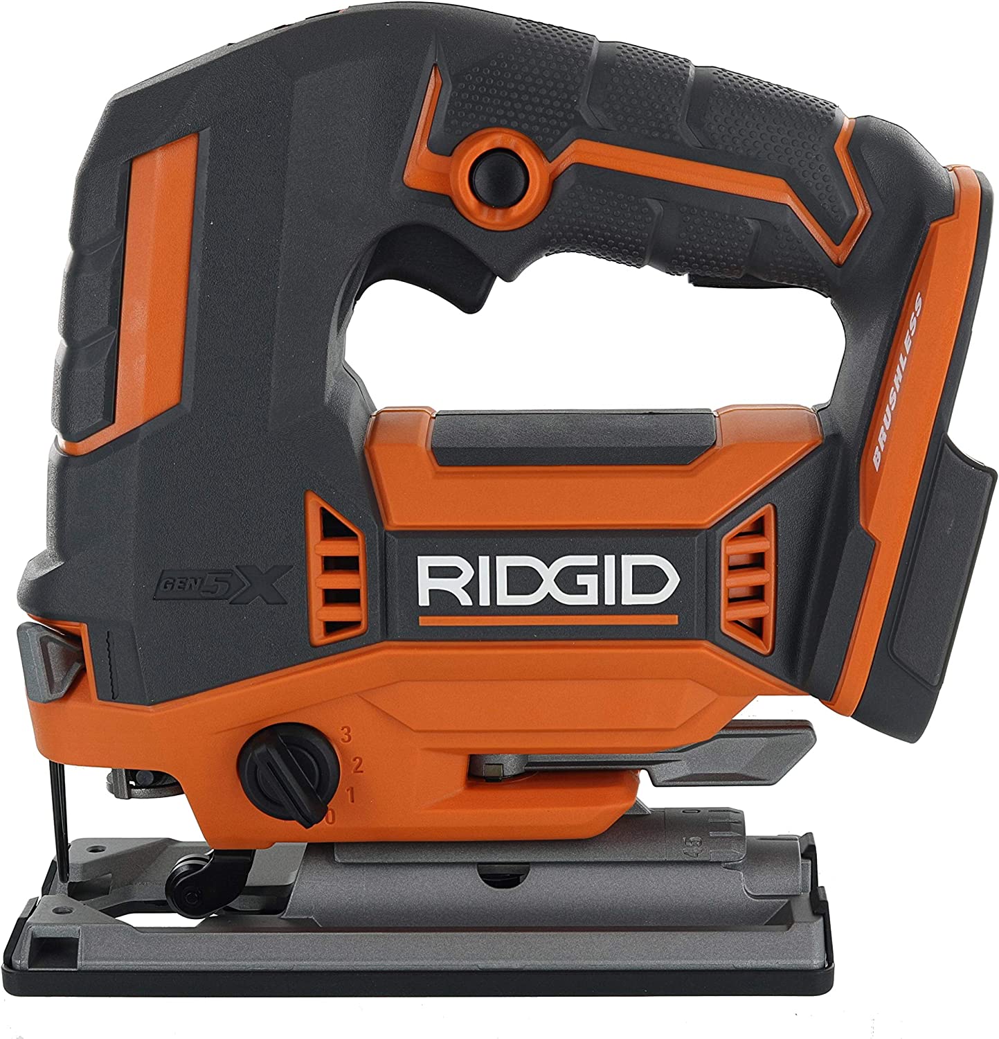 Foto 3 pulgar | Sierra de calar sin escobillas inalámbrica Ridgid R8832B OCTANE Naranja