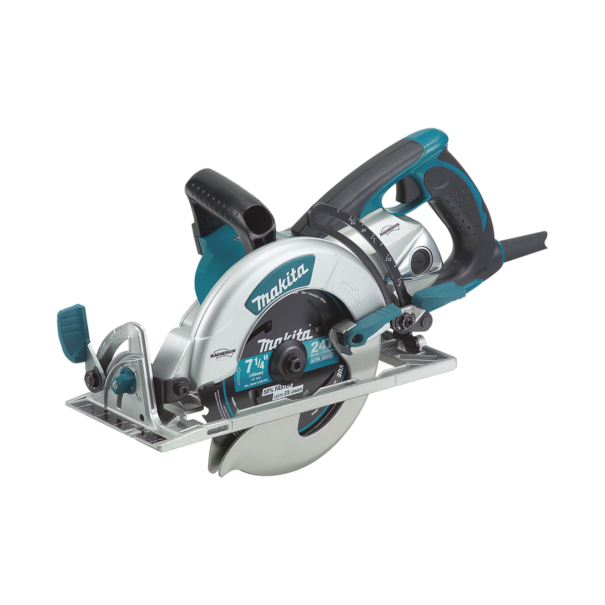 Foto 1 | Sierra Circular 7.1/4 1800w 4500rpm C/base Mag Makita 5377mg - Azul