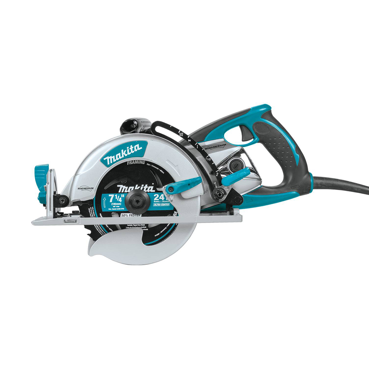 Foto 2 | Sierra Circular 7.1/4 1800w 4500rpm C/base Mag Makita 5377mg - Azul