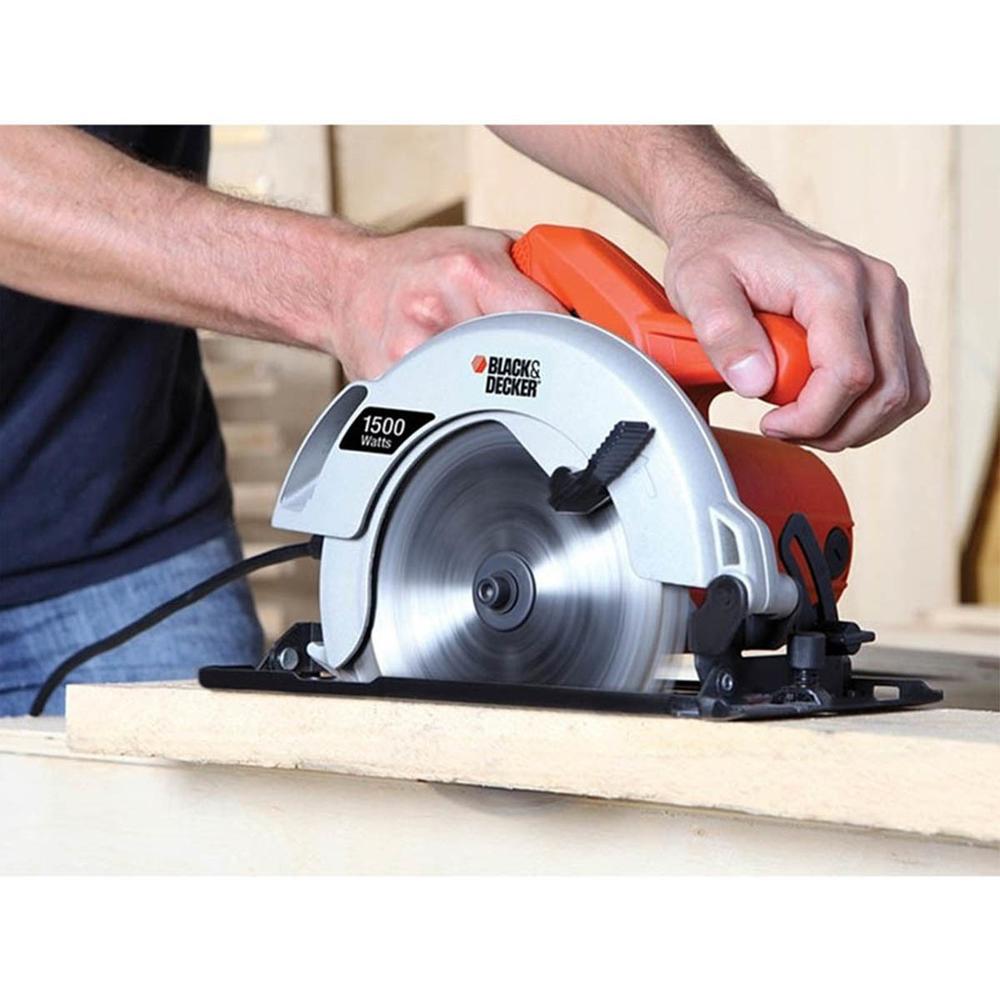 Foto 5 pulgar | Sierra Circular Black+Decker CS1024 Naranja 1500 W