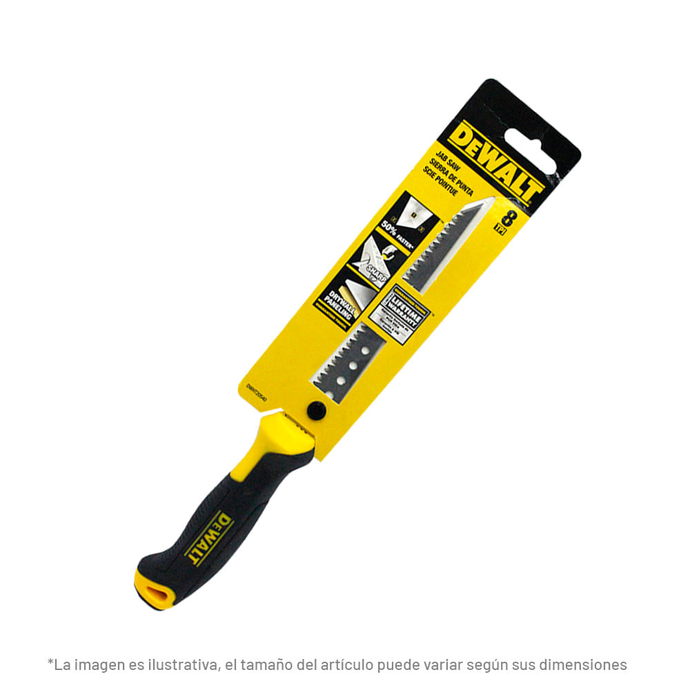 Foto 2 pulgar | Sierra Serrucho Manual 6 Plg Dewalt Dwht20540 8 Tpi