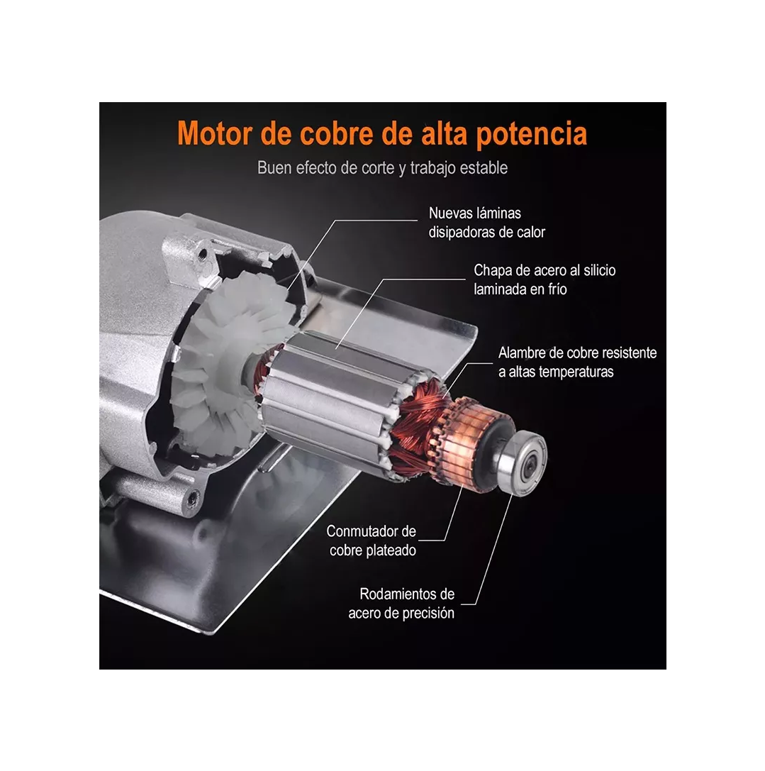 Foto 4 | Sierra Circular Eléctrica Lab.G 1600w Negra