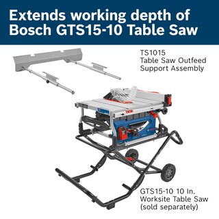 Foto 2 | Conjunto De Soporte De Salida De Sierra De Mesa Bosch Ts1015 Para Gts15-10 - Venta Internacional.