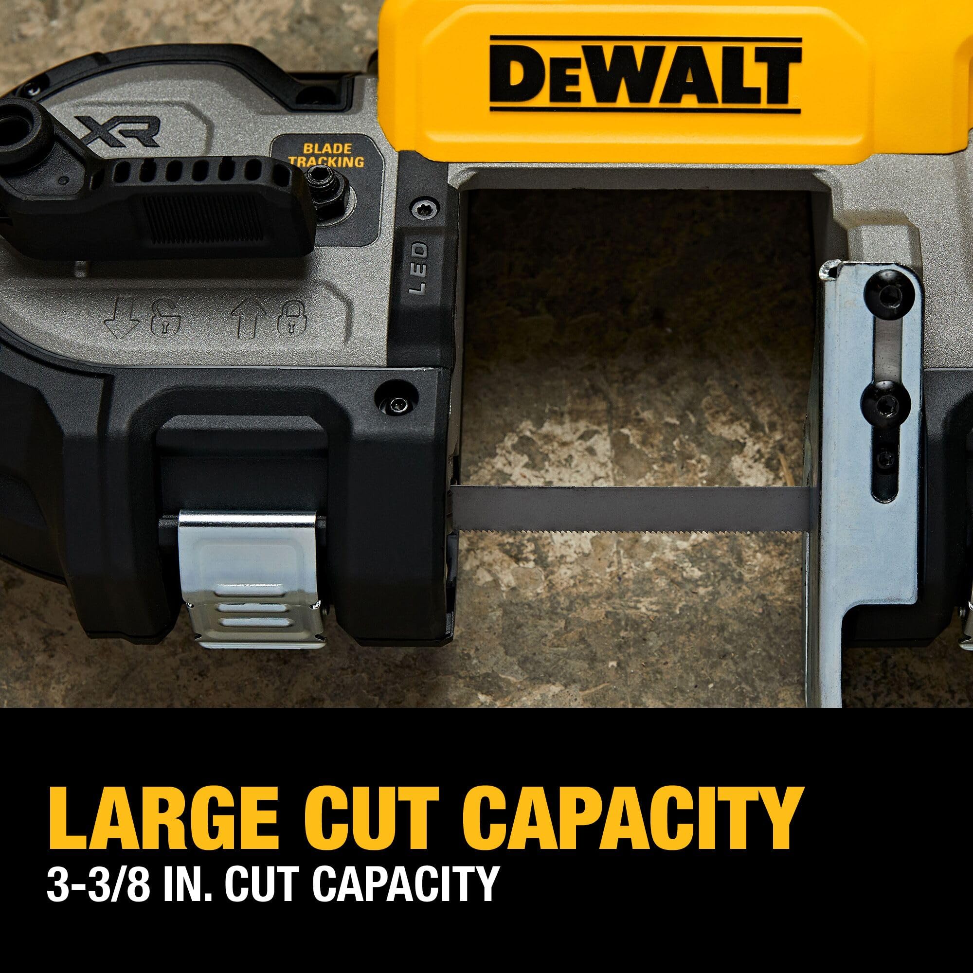 Foto 7 pulgar | Sierra De Cinta Dewalt 20v Max Xr Dcs378b Portátil Inalámbrica Con Corte De 8,57 Cm - Venta Internacional.