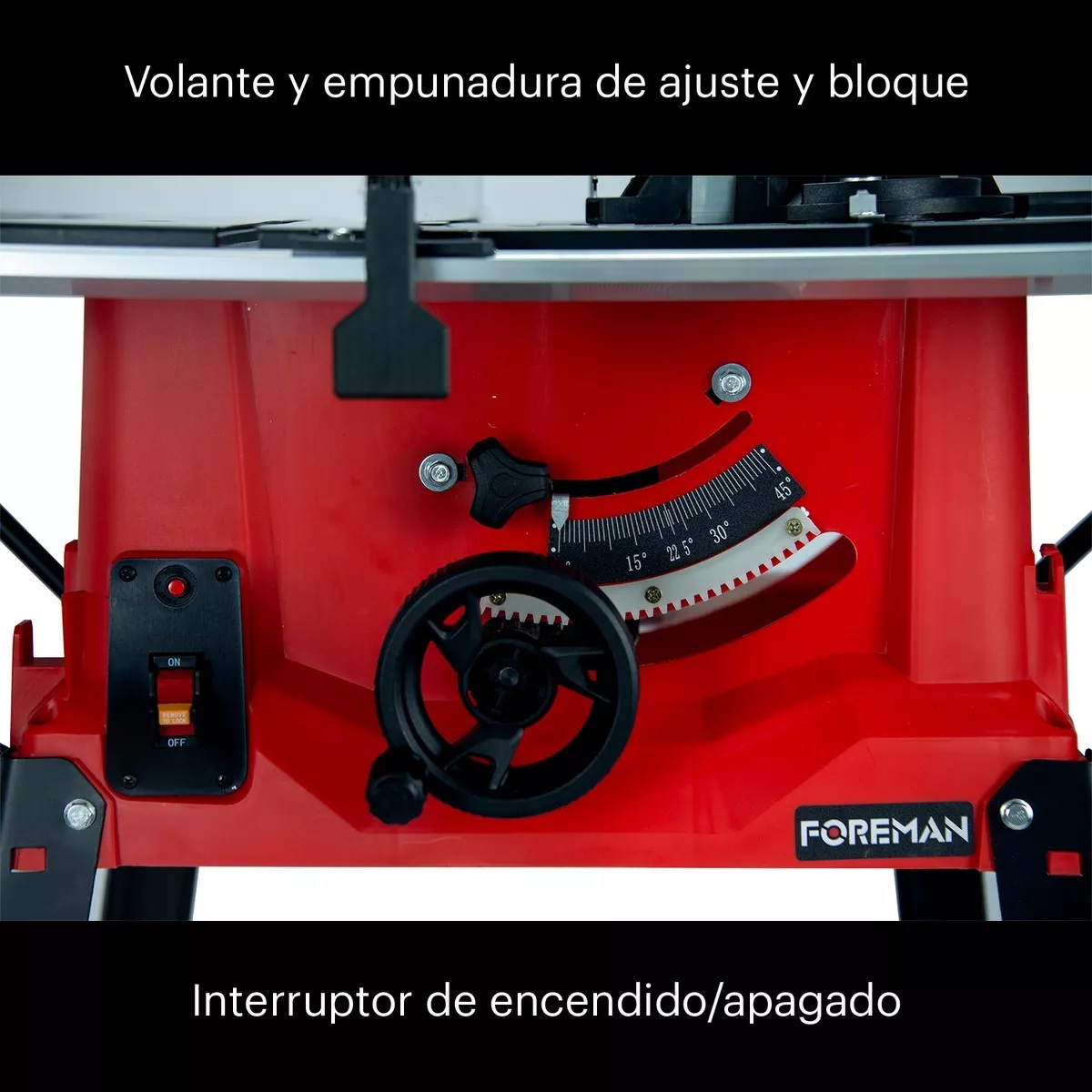 Foto 5 pulgar | Sierra De Banco Con Potente Motor De 1800w Portátil Foreman