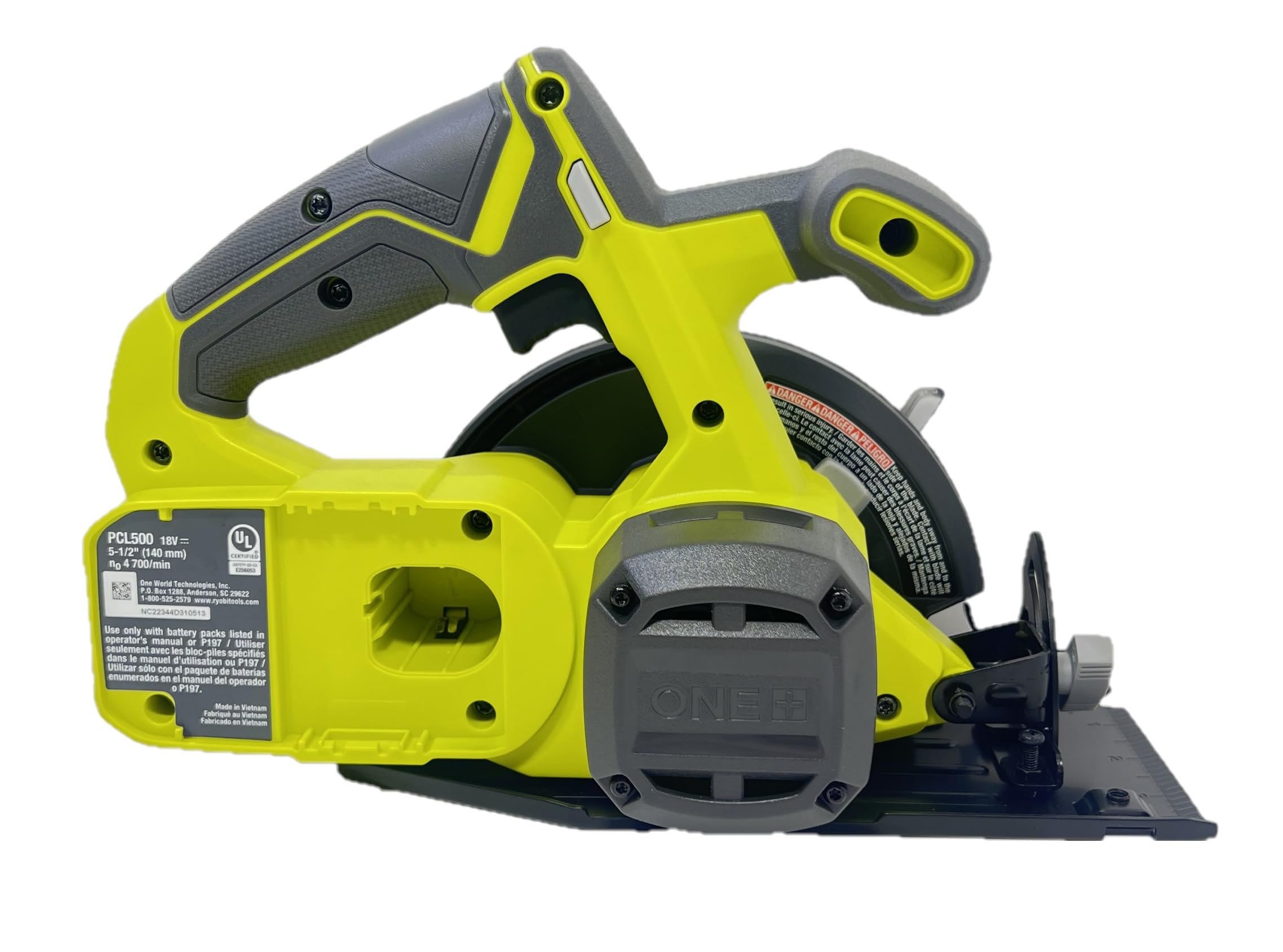 Foto 7 pulgar | Sierra Circular Ryobi 18v 5-1/2 Inalámbrica De 43 Mm De Profundidad De Corte - Venta Internacional.