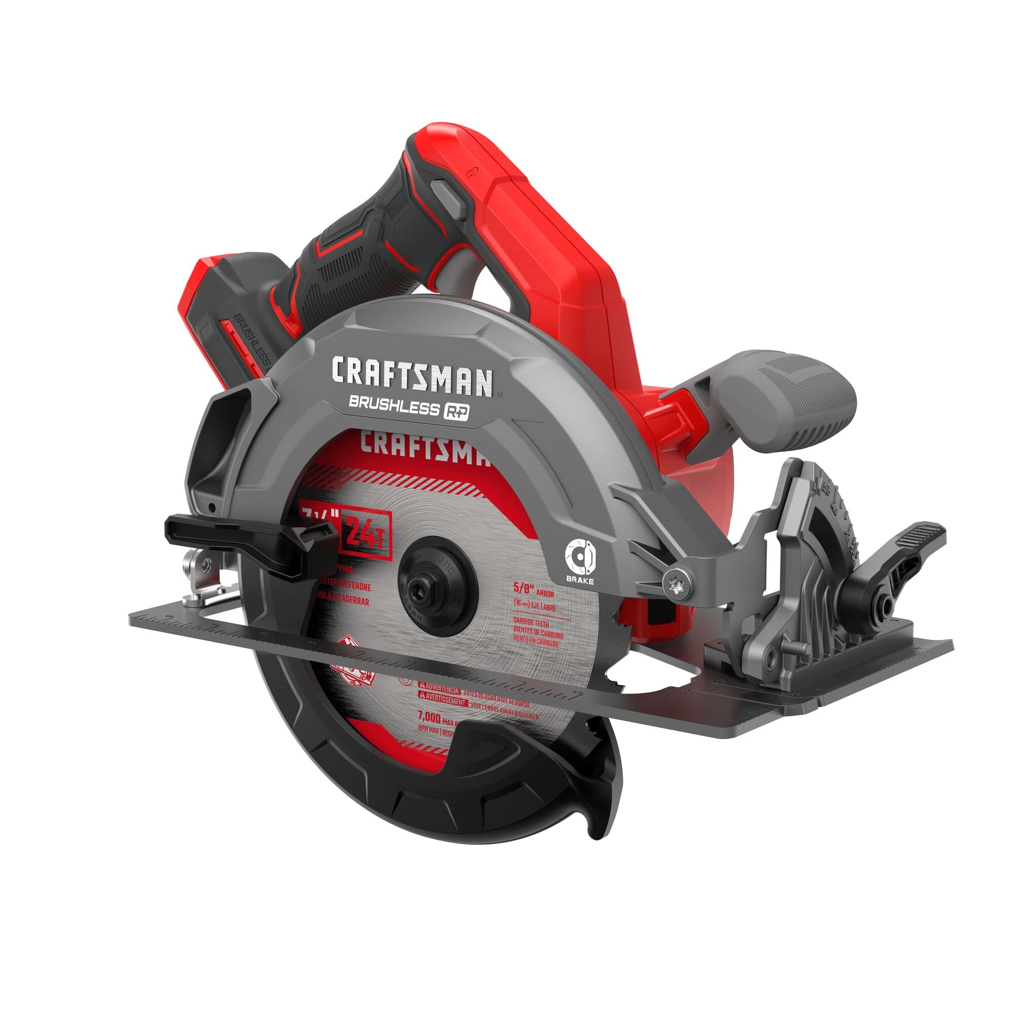 Sierra Circular Craftsman V20 Rp Inalámbrica, Herramienta Desnuda De 7-1/4 Pulgadas - Venta Internacional.