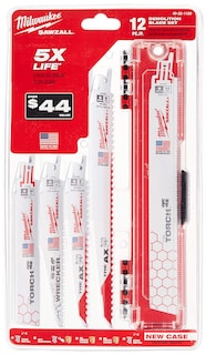 Foto 2 | Juego De Hojas De Sierra Recíproca Milwaukee 49-22-1129, 12 Unidades - Venta Internacional.