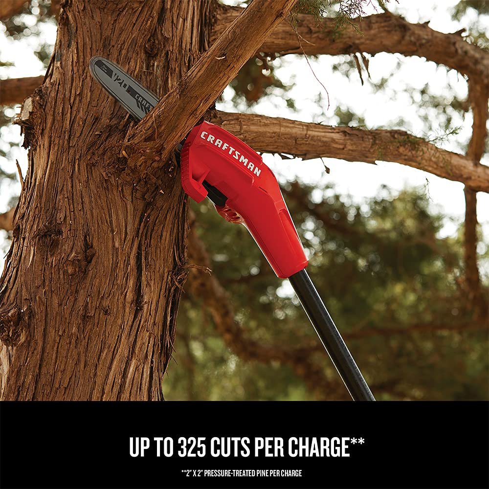 Foto 5 pulgar | Sierra De Pértiga Craftsman V20 Inalámbrica De 14 Pies Con Batería Y Cargador De 4.0 Ah - Venta Internacional.
