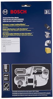 Foto 5 | Hojas De Sierra De Cinta Portátiles Bosch Cbs1418 14-18 Tpi 73 Cm, 3 Unidades - Venta Internacional.