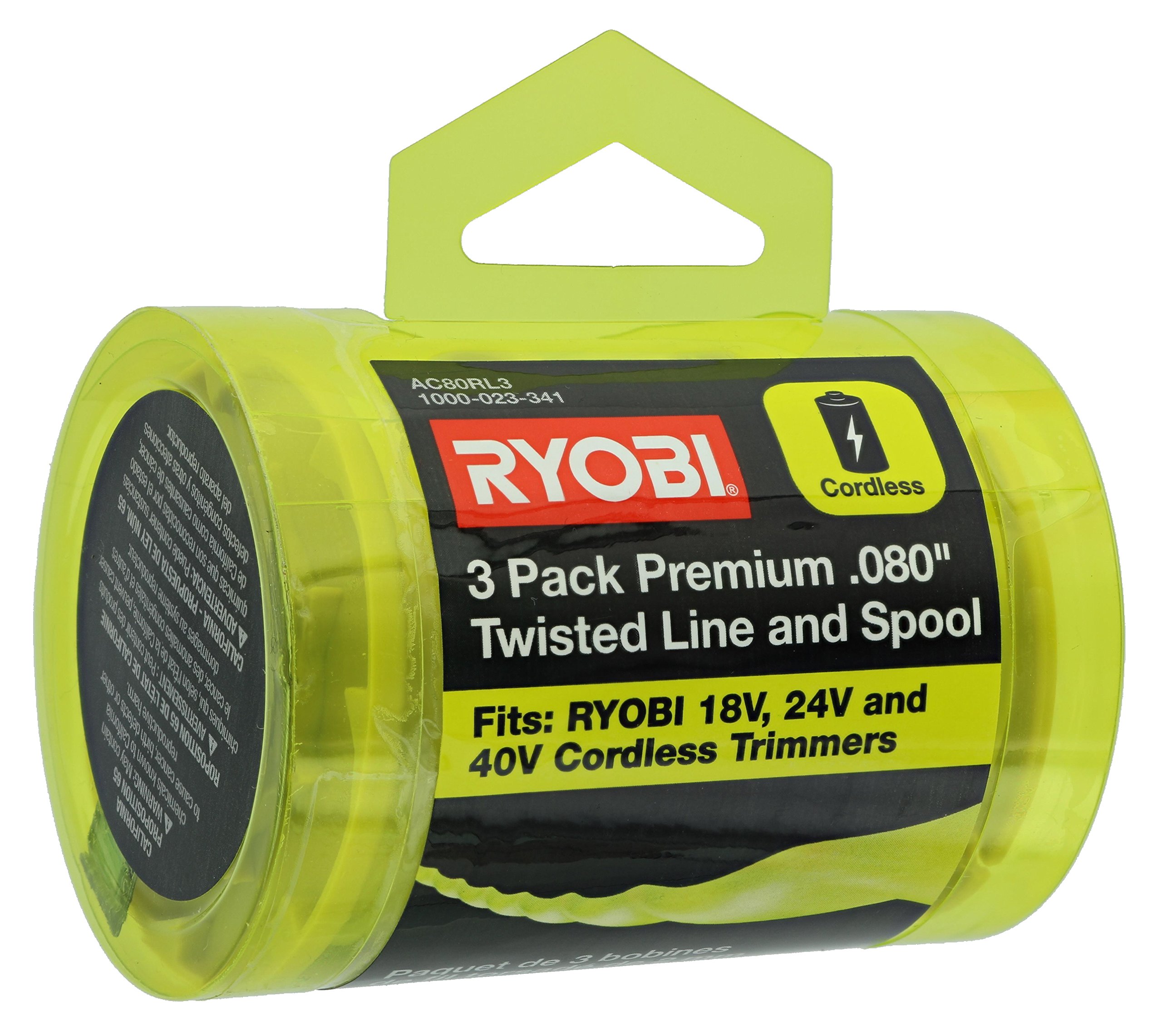 Foto 4 | Trimmer Line Ryobi One Plus+ Ac80rl3 De 0,080 Pulgadas (paquete De 3) - Venta Internacional.
