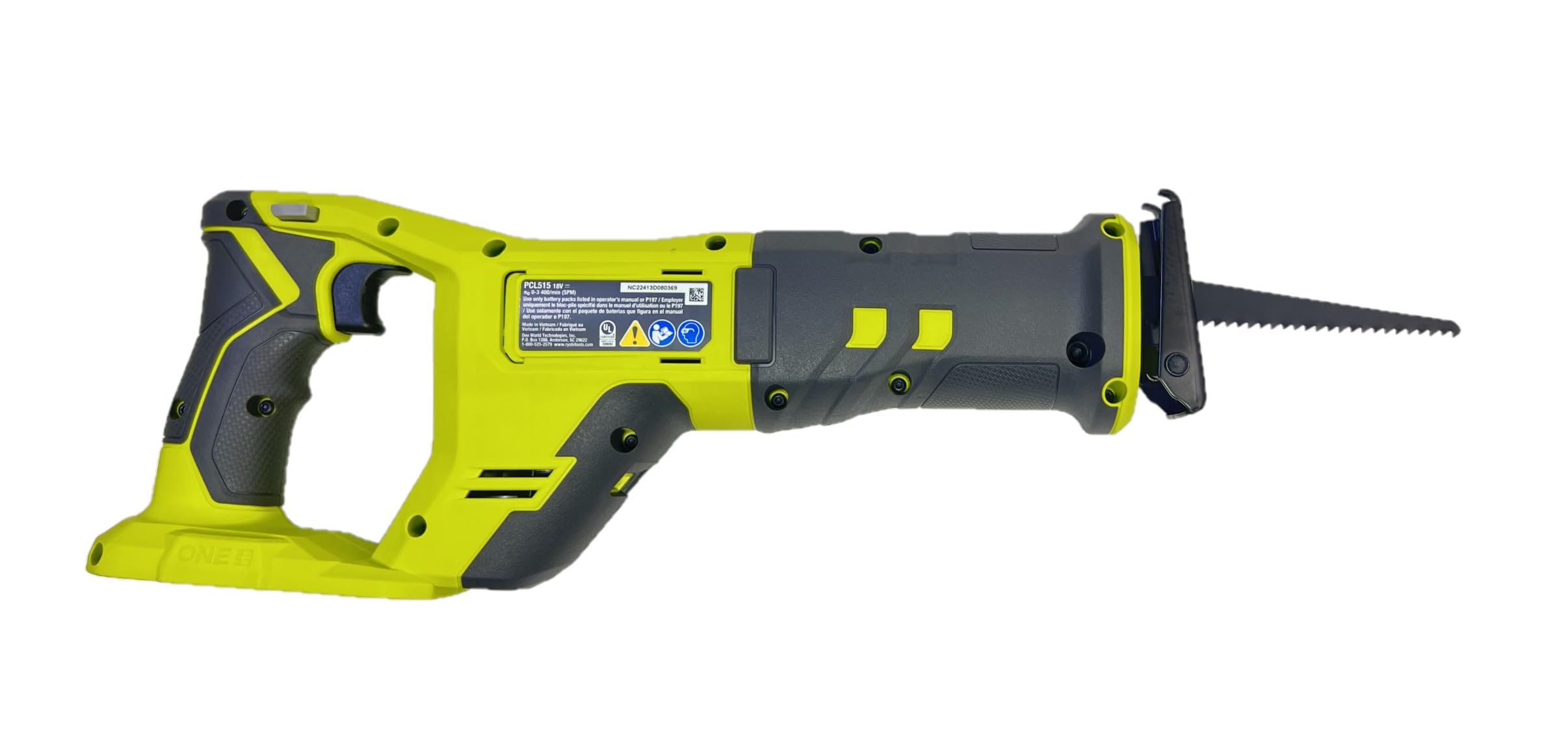 Foto 4 pulgar | Sierra Recíproca Ryobi One+ Inalámbrica De 18 V Pcl515b - Venta Internacional.