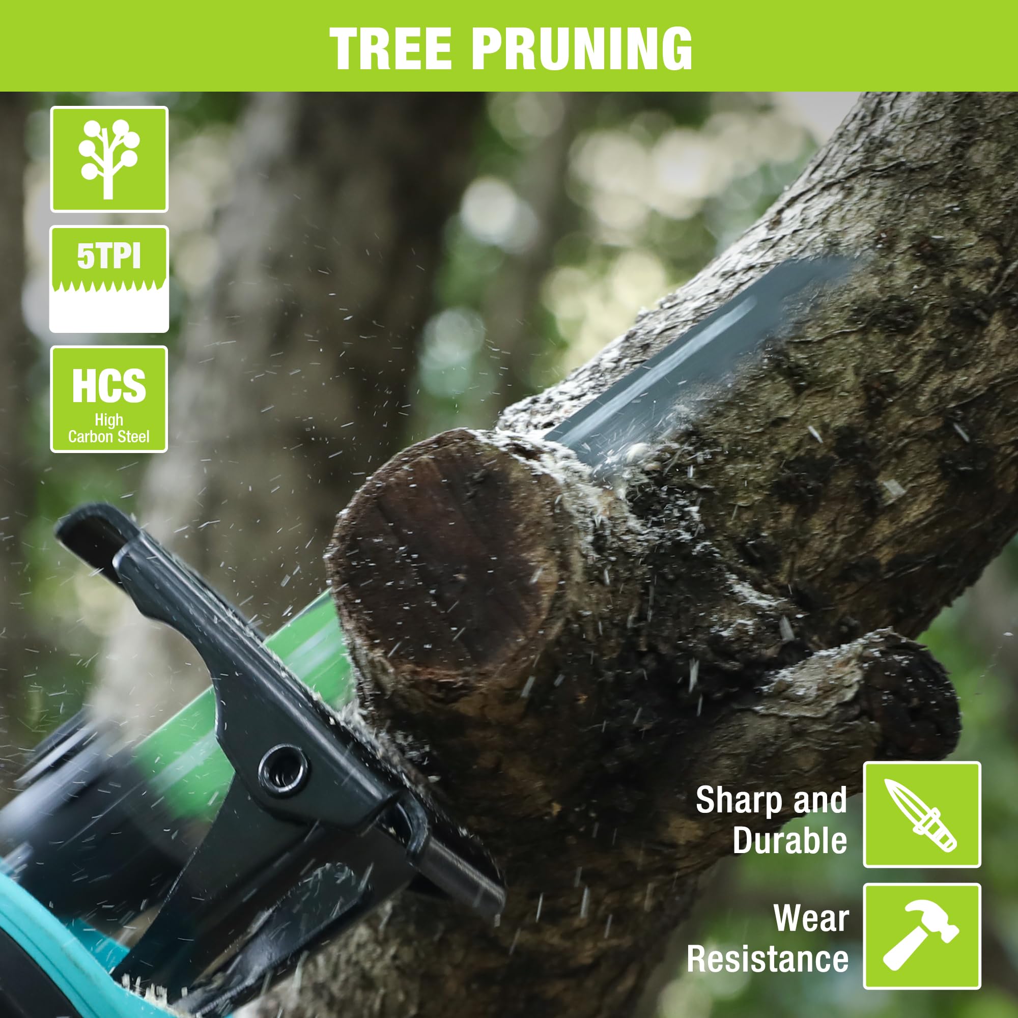 Foto 6 | Juego De Hojas De Sierra Recíproca Workpro Para Podar Madera, 10 Piezas - Venta Internacional.