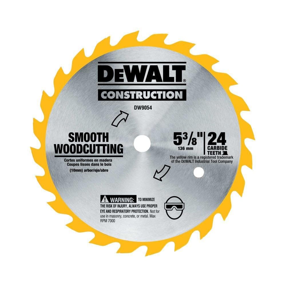 Hoja De Sierra Circular Dewalt Dw9054 Para Cortar Madera De 13,65 Cm - Venta Internacional.