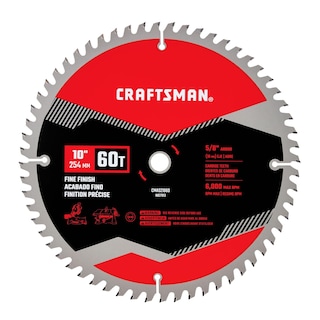 Foto 1 | Hoja De Sierra De Mesa Craftsman Cmas21060, 60 Dientes, 10 Pulgadas - Venta Internacional.