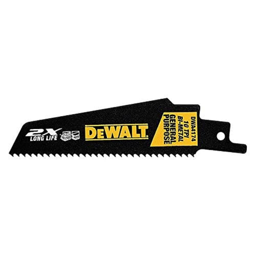 Foto 2 pulgar | Hojas De Sierra Recíproca Dewalt Dwar6114, 14 Tpi, 6 Pulgadas, Paquete De 5 - Venta Internacional.