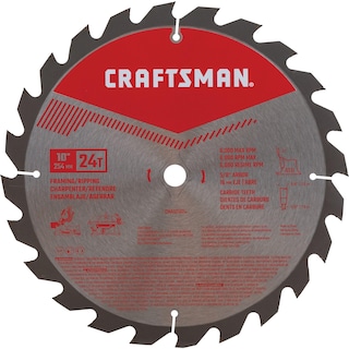 Foto 1 | Hoja De Sierra Craftsman Cmas21024 24t, 10 Pulgadas, Para Enmarcar/rasgar - Venta Internacional.