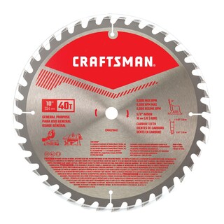Foto 5 | Hoja De Sierra Circular Craftsman Cmas21040 40t 25,4 Mm De Carburo - Venta Internacional.