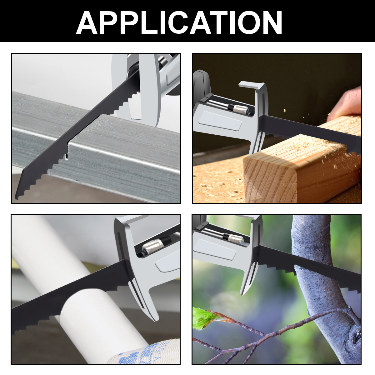 Sierra Recíproca Inalámbrica Con 4 Hojas Para Metal, Madera Y Tubos - Venta Internacional.