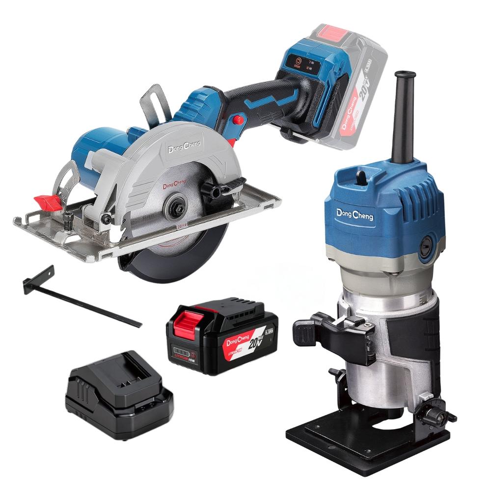 Foto 1 | Sierra Circular 5´ + Router Dongcheng 1/4´ 550w
