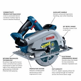 Foto 6 | Sierra Circular Bosch Gks18v-25cn Profactor™ 18v Lista para Conectarse - Venta Internacional