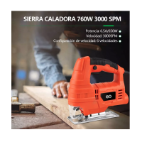 Foto 4 pulgar | Set Sierra Caladora Profesional 760w Eo Safe Imports  Esi-4880-1 Naranja