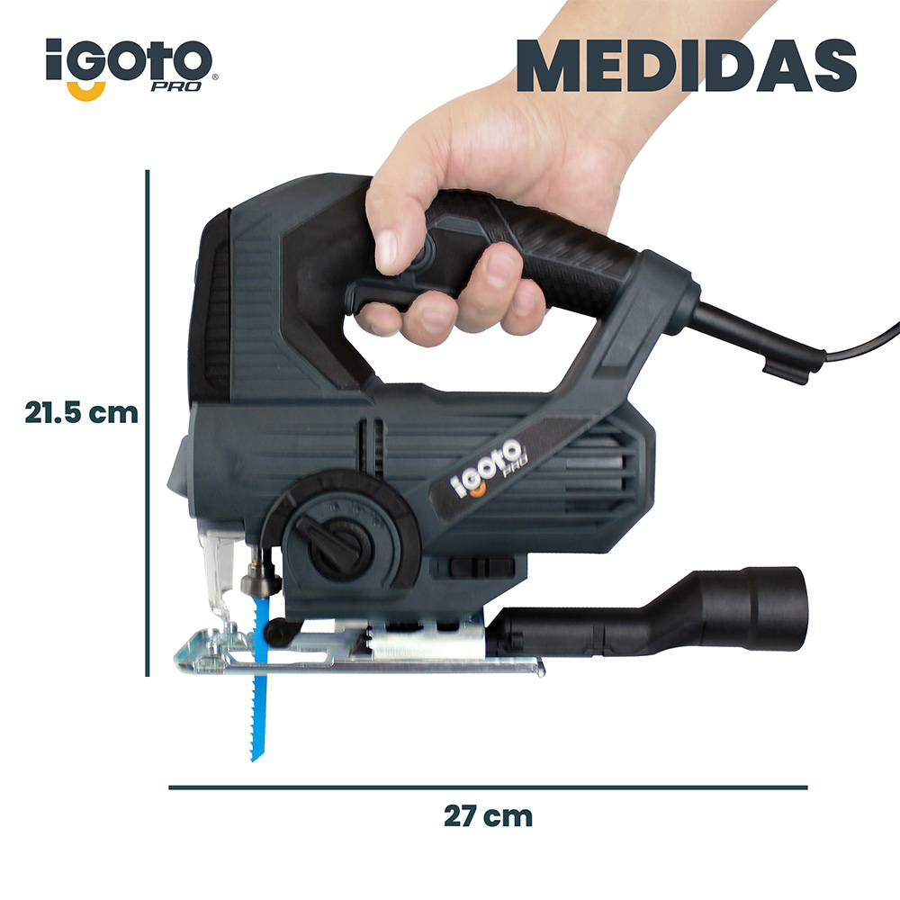 Foto 8 | Sierra Caladora 800 W Con 5 Sierras Luz Led