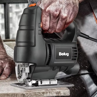 Foto 2 | Sierra Caladora Profesional 6 Vel 2800 Rpm De Madera, Metal Negro Belug
