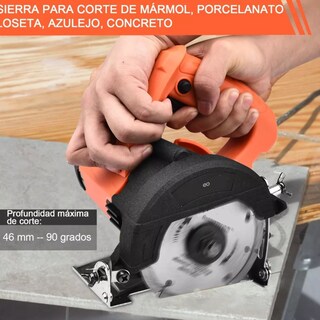 Foto 3 | Sierra Circular Cortadora Para Azulejos Marmol 1800w Eo Safe Imports Esi-5929-1 Naranja