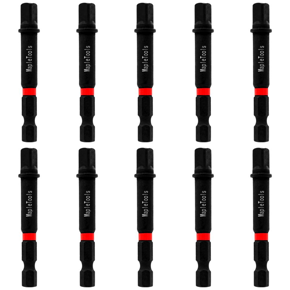 Pack 10 Adaptadores De Taladro P/ Dados 1/4'' Maple Tools