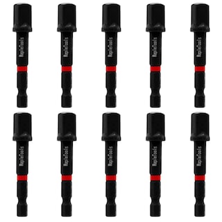 Foto 1 | Pack 10 Adaptadores De Taladro P/ Dados 1/2'' Maple Tools