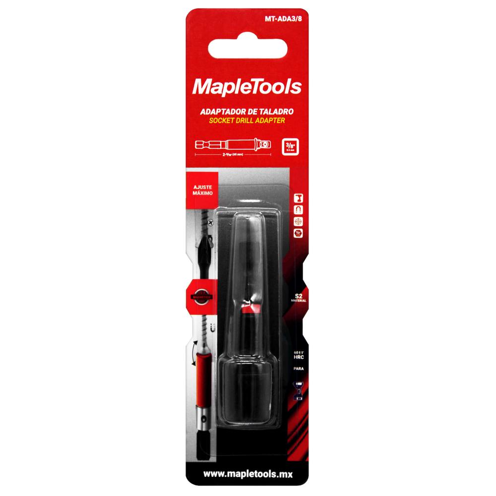 Foto 6 pulgar | Pack 10 Adaptadores De Taladro P/ Dados 1/2'' Maple Tools