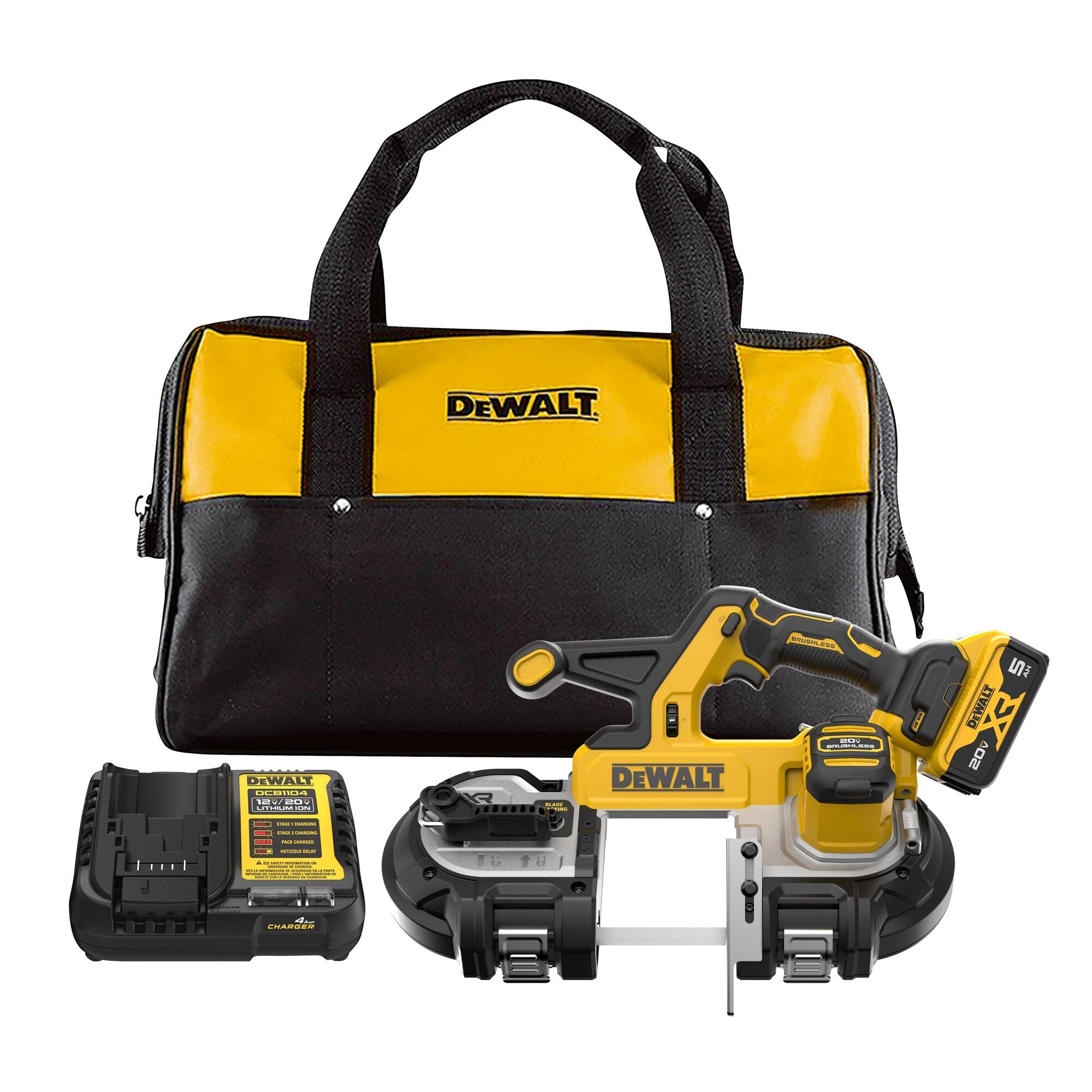 Foto 2 pulgar | Sierra De Cinta Dewalt 20v Max Xr Dcs378p1 Portátil Inalámbrica De 8,57 Cm - Venta Internacional.