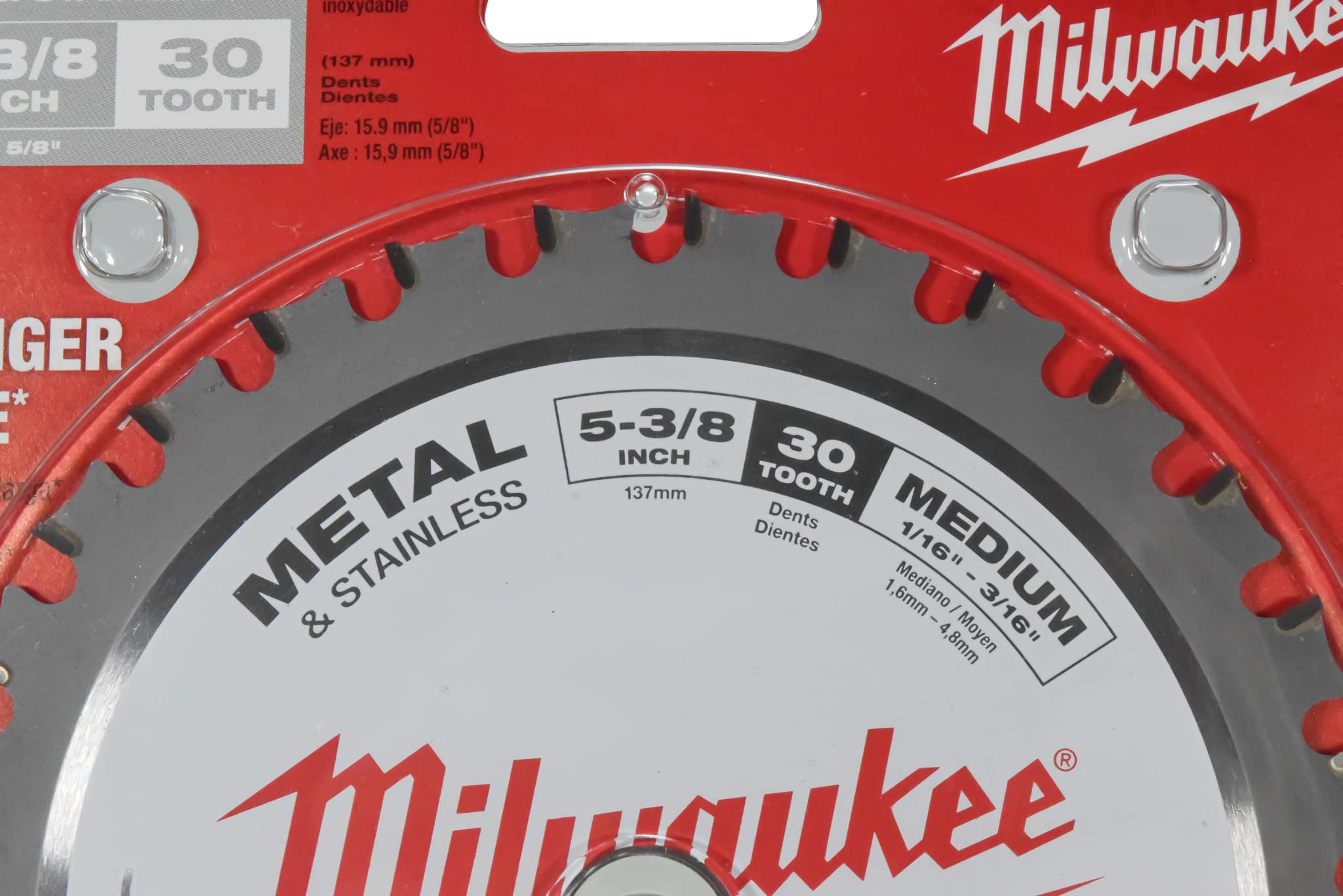 Foto 3 pulgar | Hoja De Sierra Circular Milwaukee 48-40-4205 5-3/8'' 30t Carbide - Venta Internacional.