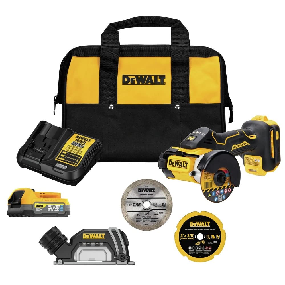 Amoladora Angular Dewalt Dcs438e1 20 V Max Inalámbrica De 7,5 Cm Con Accesorios - Venta Internacional.
