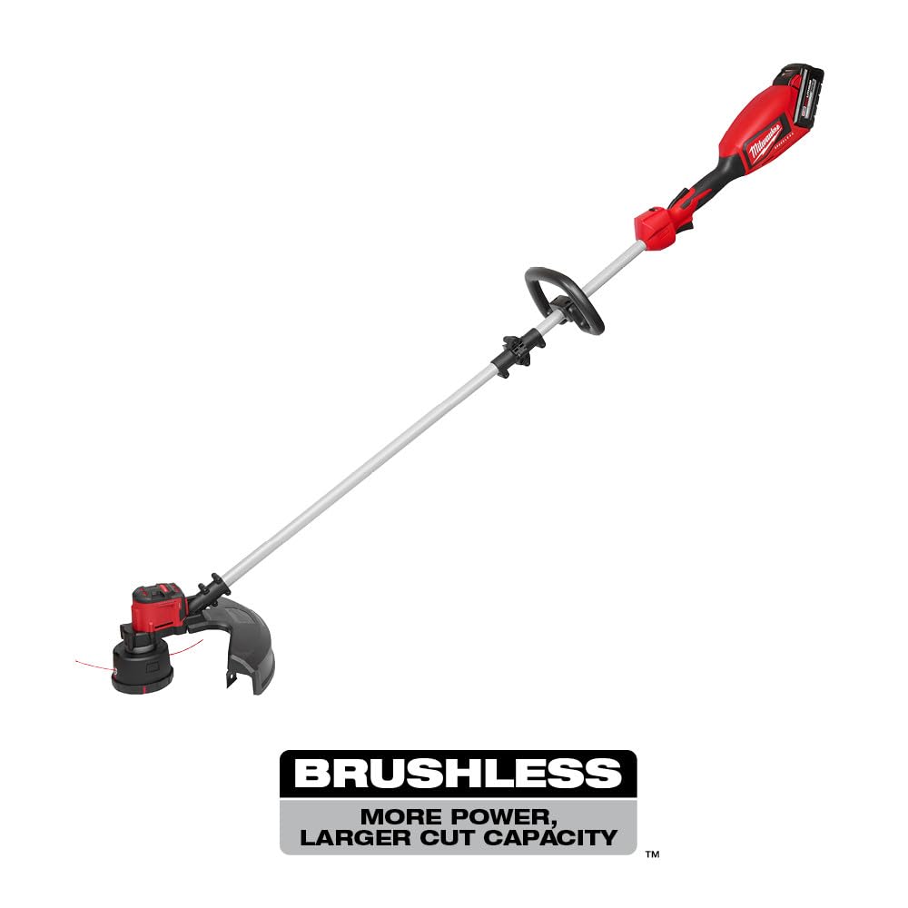 Foto 4 pulgar | Kit Recortadora De Cuerdas Milwaukee M18 Sin Escobillas 2828-21 Con Batería - Venta Internacional.