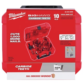 Foto 2 | Kit de Sierras Perforadoras Milwaukee 49-56-9290 Big Hawg con Dientes de Carburo - Venta Internacional