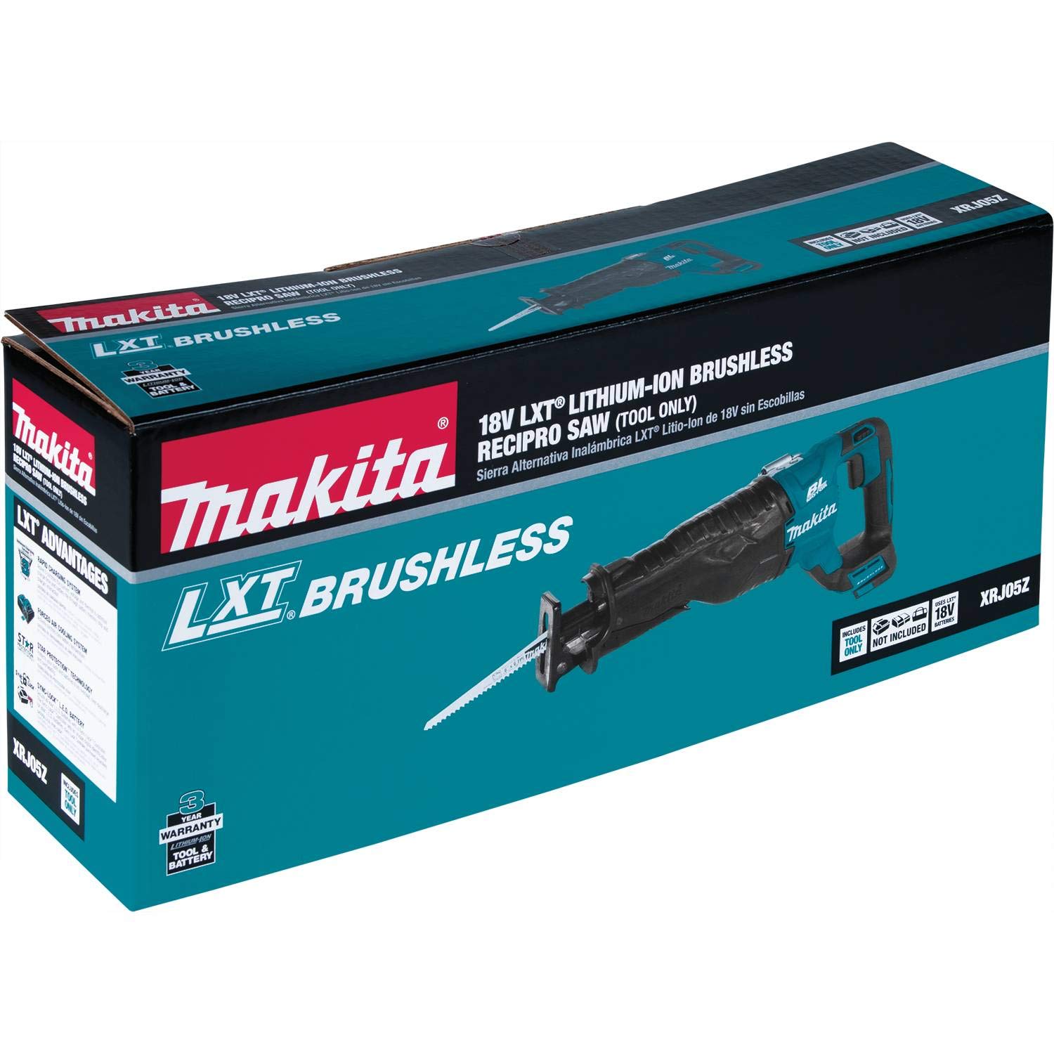 Foto 8 pulgar | Sierra Recipro Makita Xrj05z Lxt De 18 V, Iones De Litio, Sin Escobillas - Venta Internacional.