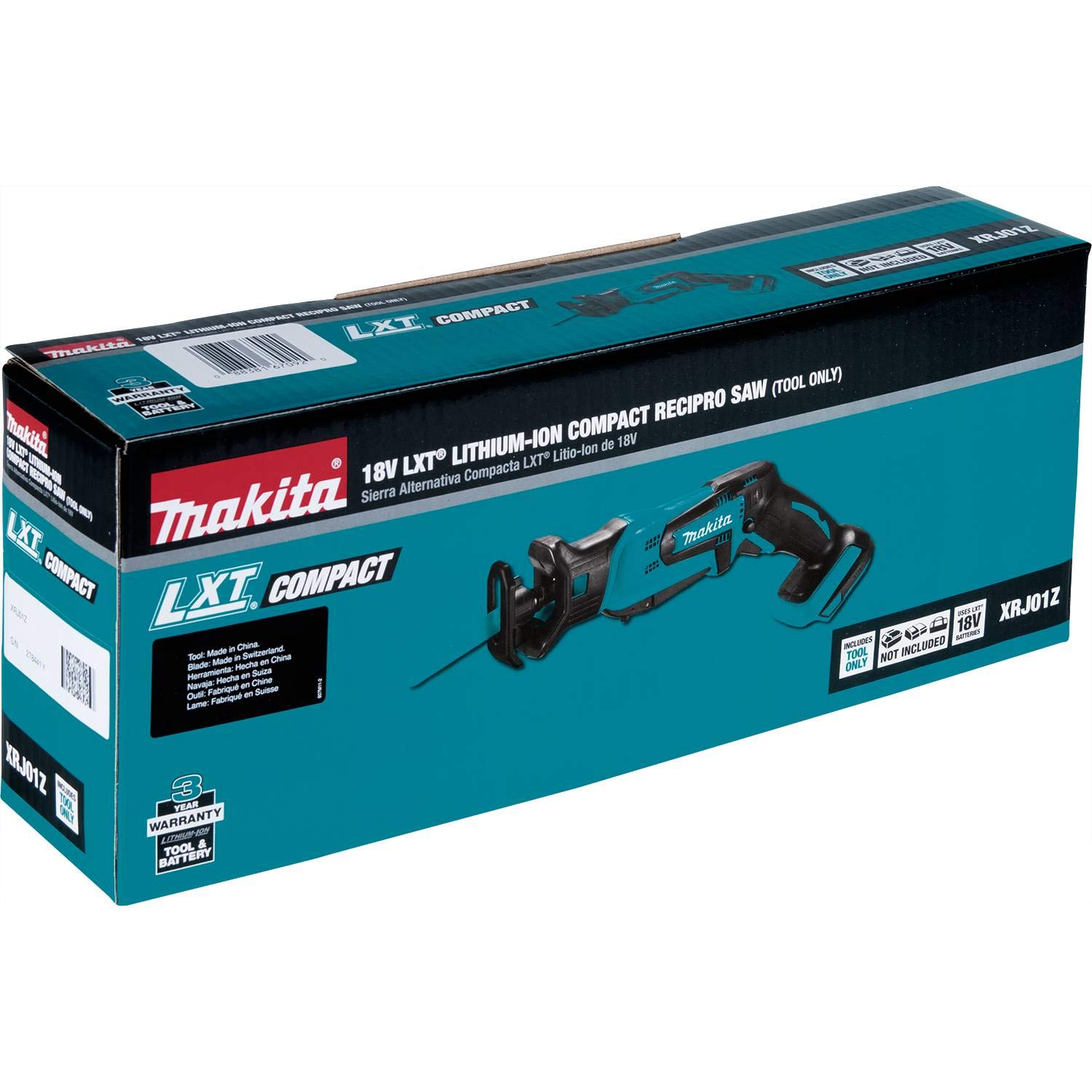 Foto 8 pulgar | Sierra Recíproca Makita Xrj01z Lxt De 18 V, Inalámbrica, Iones De Litio - Venta Internacional.