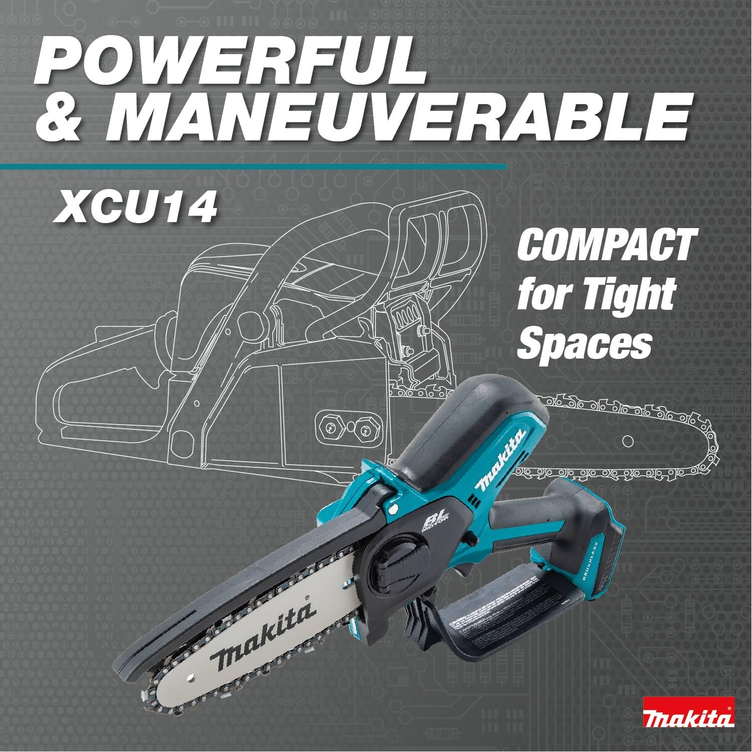 Foto 6 pulgar | Sierra De Podar Makita Xcu14z De 18 V Lxt  De Iones De Litio Sin Escobillas - Venta Internacional.
